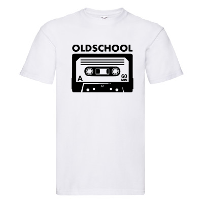 T-Shirt - "Oldschool", kassettband