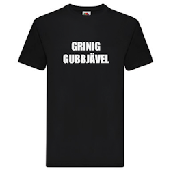 T-Shirt - GRINIG GUBBJÄVEL