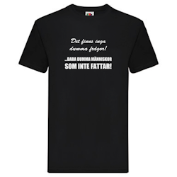 T-Shirt - Det finns inga dumma frågor, bara dumma människor
