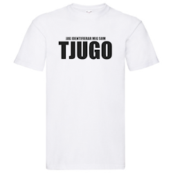 T-Shirt - Jag identifierar mig som TJUGO