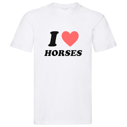 T-Shirt - I Love Horses