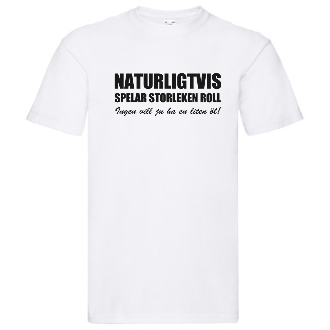 T-Shirt - Naturligtvis spelar storleken roll