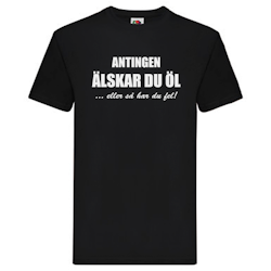 T-Shirt - Antingen älskar du öl, eller så har du fel!