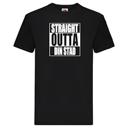 T-Shirt - STRAIGHT OUTTA DIN STAD