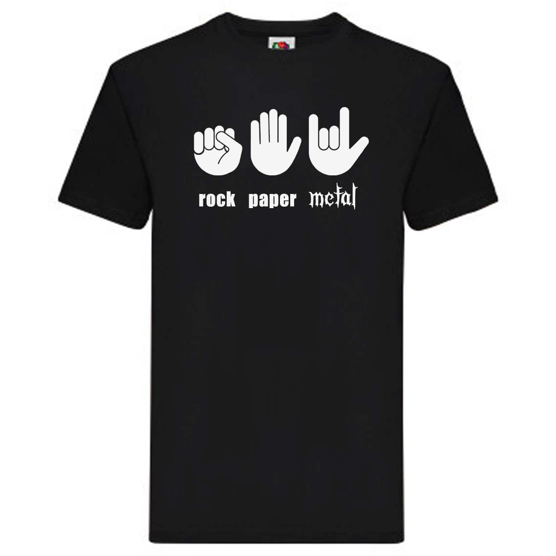 T-Shirt - Rock, paper, metal