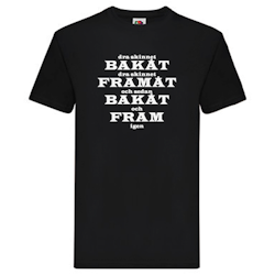 T-Shirt - Dra skinnet framåt