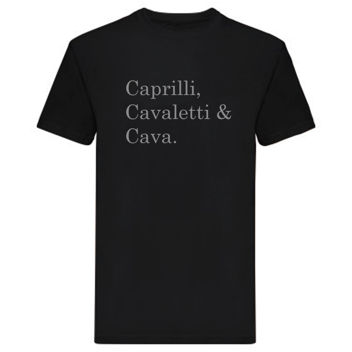 T-Shirt - "Caprilli, Cavaletti & Cava"