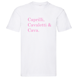 T-Shirt - "Caprilli, Cavaletti & Cava"
