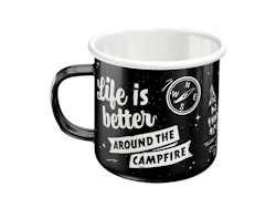 Emaljmugg Camping