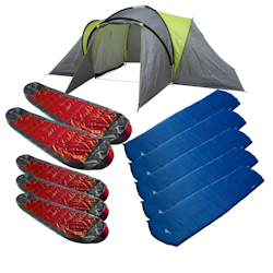 Tältpaket Family Large 4-6 personer