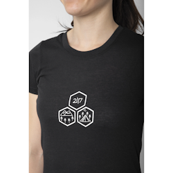 T-shirt Tista Merinoull - Dam