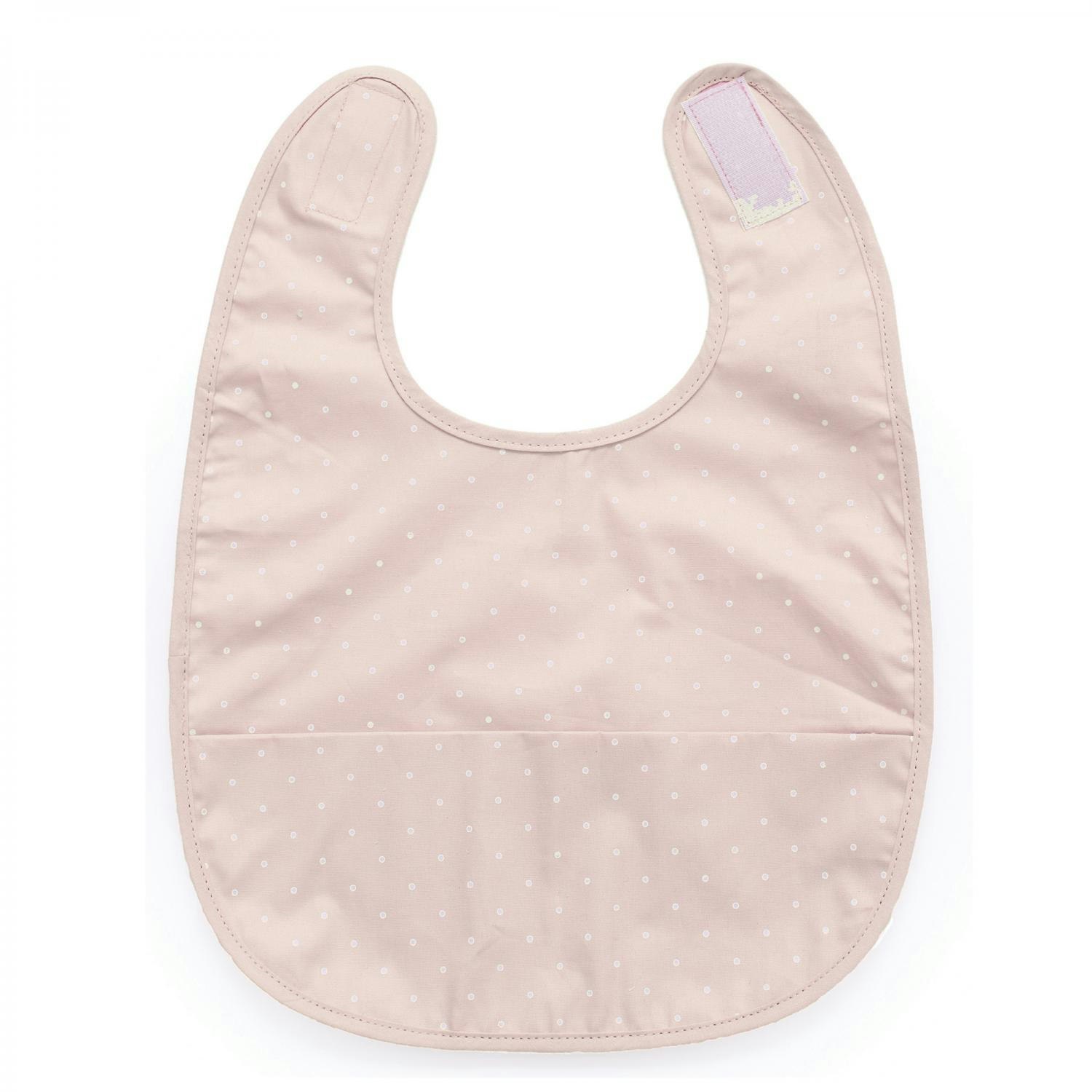 Haklapp pale pink dotty