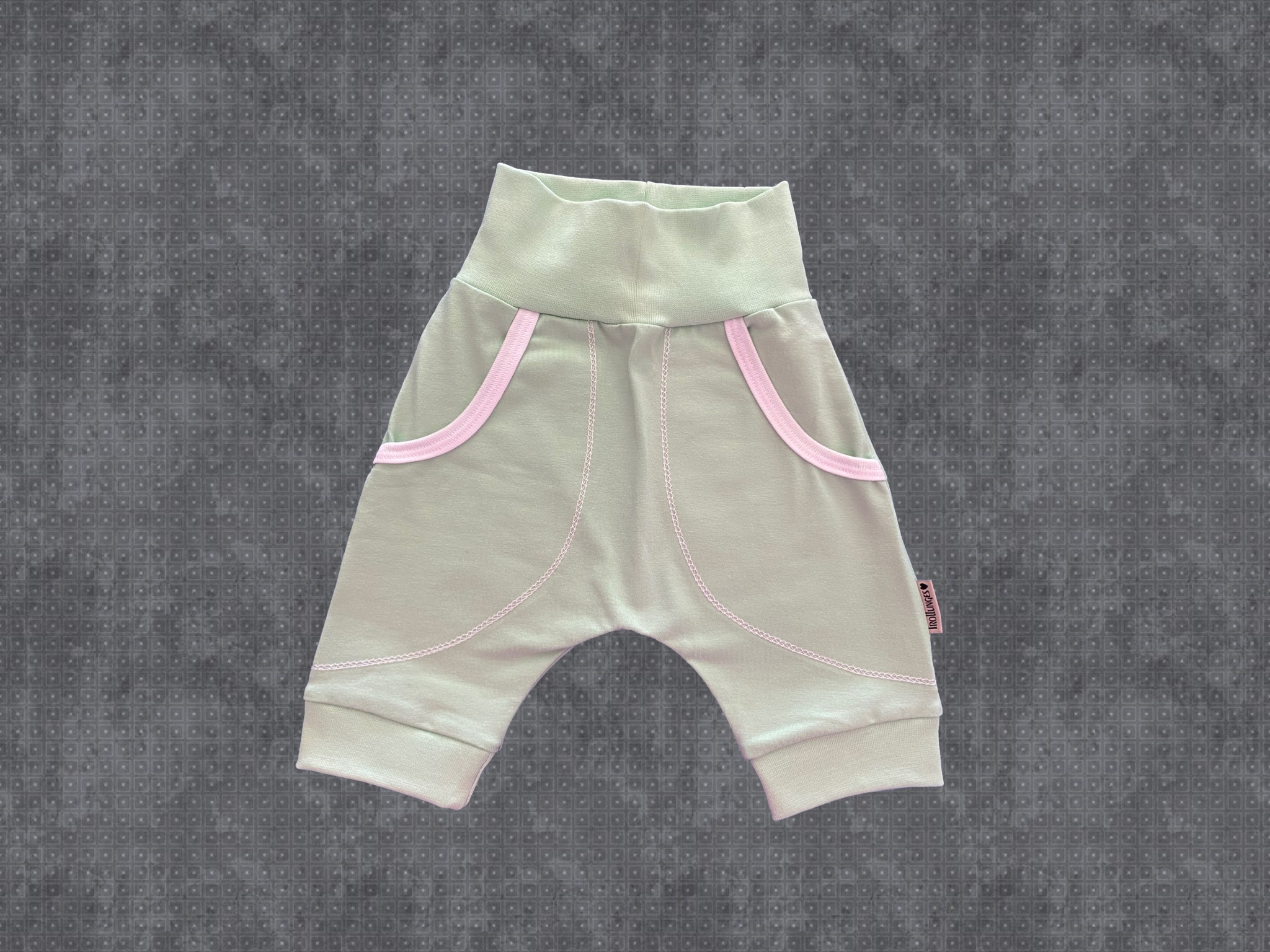 Baggy shorts Ljusgröna