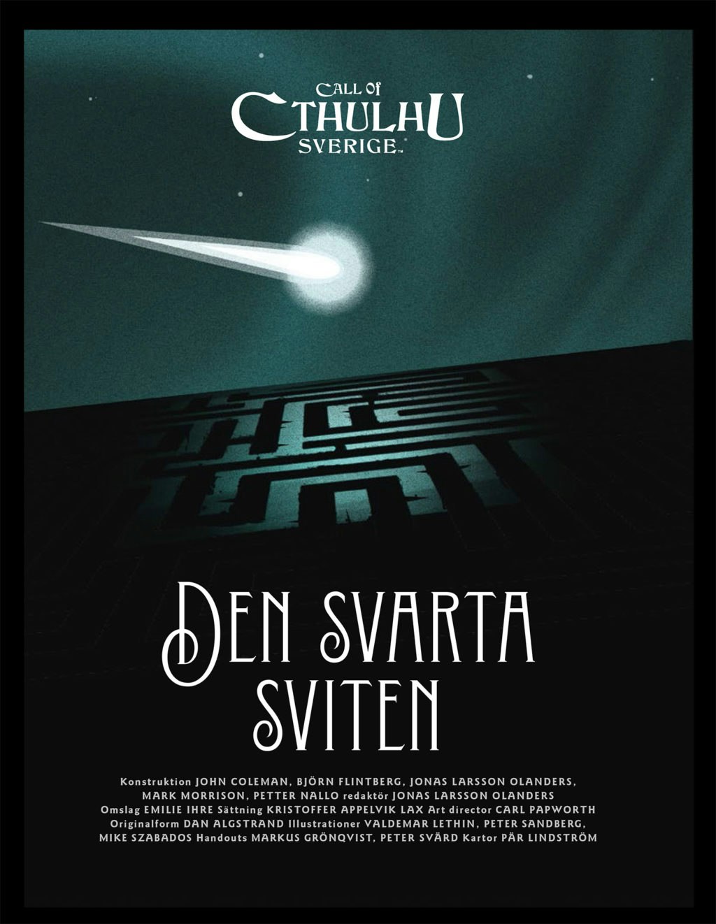 Call of Cthulhu Sverige: Den svarta sviten + PDF