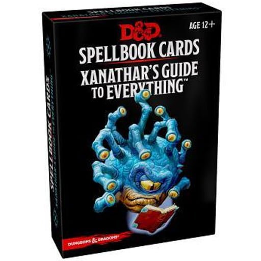 Spellbook Cards Xanathar's Guide to Everything