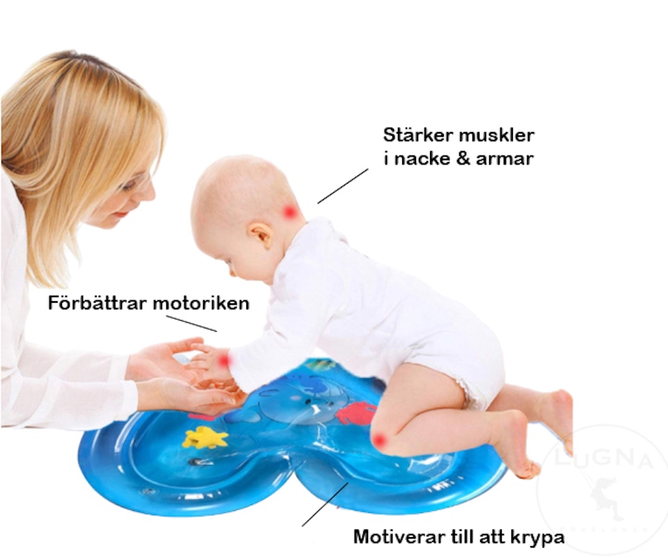Bild som visar på fördelar med lekmatta för barn från lugna föräldrar