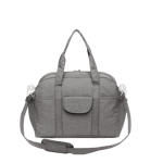 Bild på grå skötväska i form av en bag.
