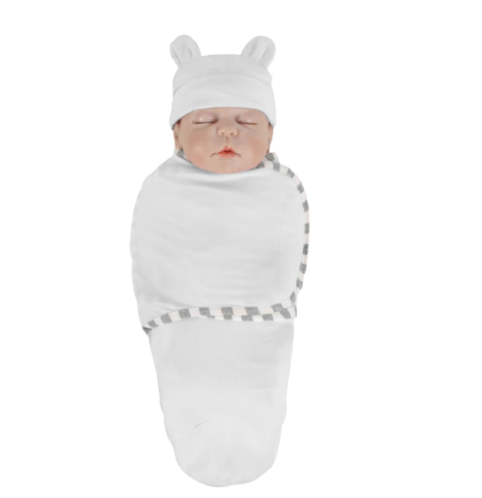Swaddle med Mössa