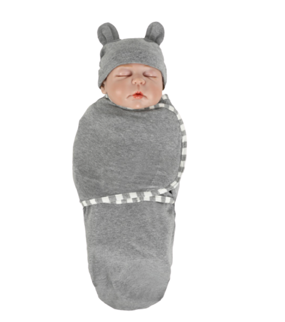 Swaddle med Mössa