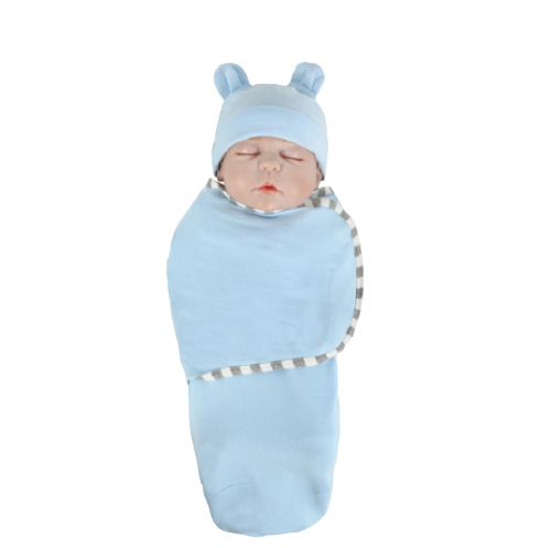 Swaddle med Mössa