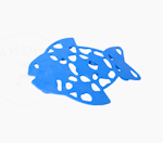 Halkskydd till badkar i form av en blå fisk