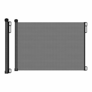 Barngrind Rullgardin - Draga Slim - Svart - 130 cm