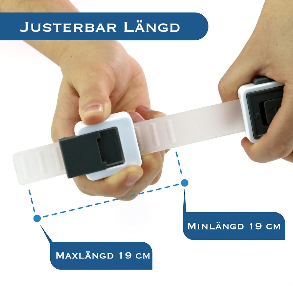 Så justerar du längden på ditt barnlås med dubbla lås