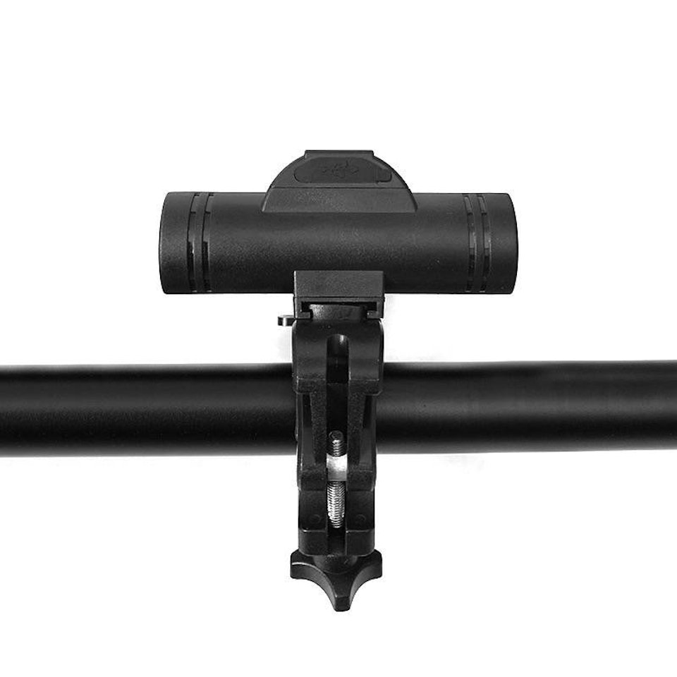 Framlampa till cykel sett bakifrån