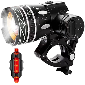 Cykellampor - LED - Fram & Bak - USB