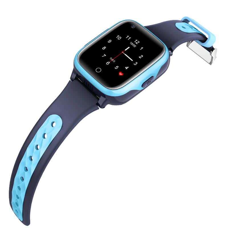 Bild på en blå GPS-klocka med snygg design