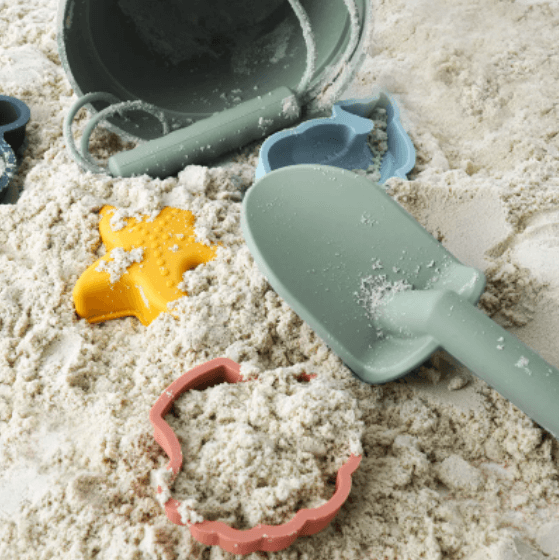 Strandset som används i sanden