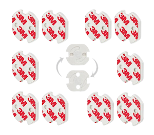 Petskydd till Eluttag - Vridbart 10-Pack