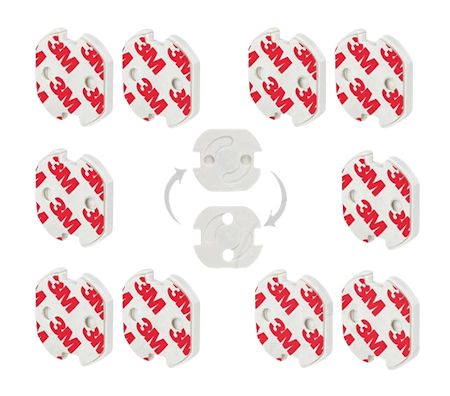 Petskydd till Eluttag - Vridbart 10-Pack