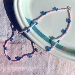 Halsband - Rosa blåbär