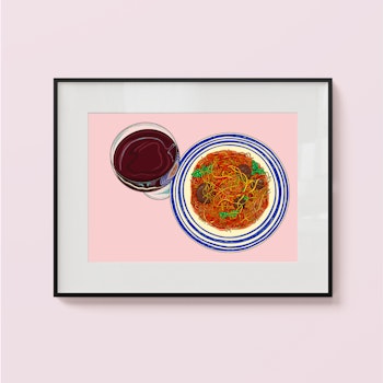 Vin & spaghetti