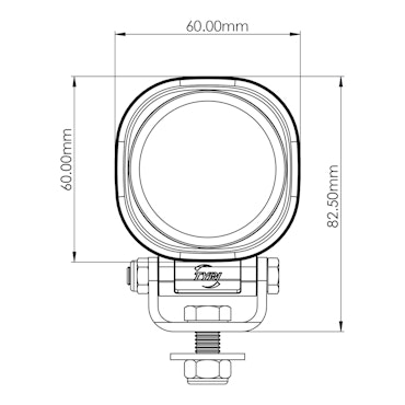 TYRI 0606 Diffused LED Arbetsbelysning 500lm