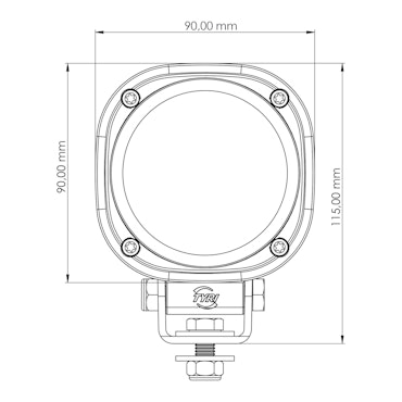 TYRI 0909 LED Arbetsbelysning 1400lm-1850lm