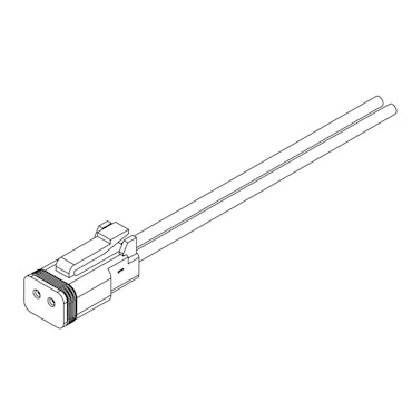 Deutsch (DT04-2P) 100cm anslutningskabel