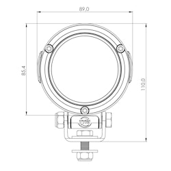 TYRI D8 LED Arbetsbelysning