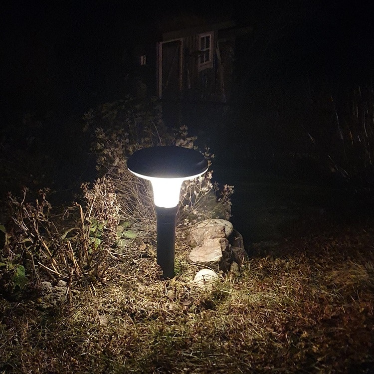 "Mushroom" solcellslampa trädgård 45cm
