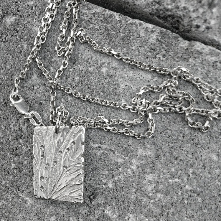 NATUR halsband i silver