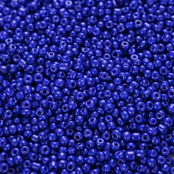Glaspärlor (250st) 3mm - Seed beads - Mörkblå