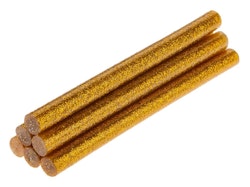 Limstavar (10st) 7mm - Guldglitter