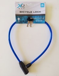 Cykellås med nyckel - Blå