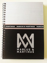 Anteckningsbok - Spiral - Marcus & Martinus