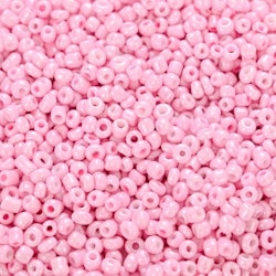Glaspärlor (250st) 3mm - Seed beads - Ljusrosa