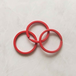 Nyckelring (3-pack) - Röd