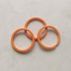 Nyckelring (3-pack) - Orange