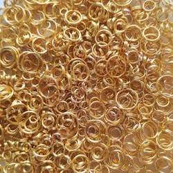 100st Smyckesringar Mixade - Guld
