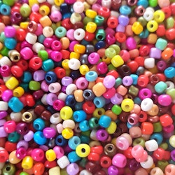 Glaspärlor Seed Beads 3mm (250st) - Candy Mix
